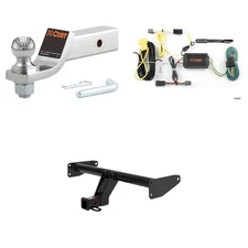 CURT Tow Package With Trailer Hitch, Wiring, #45293 Ball Mount Pin & Clip 13594