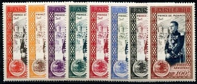 MONACO 1950 408-413 ** POSTFRISCH TADELLOS SATZ (I1493