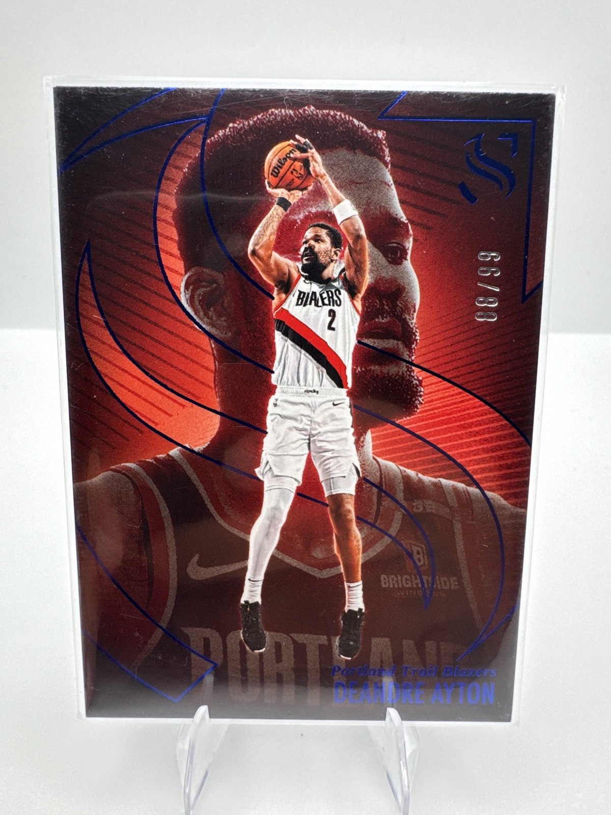 2024-25 Panini Silhouette - Deandre Ayton, Deandre Ayton #3 Blue /99
