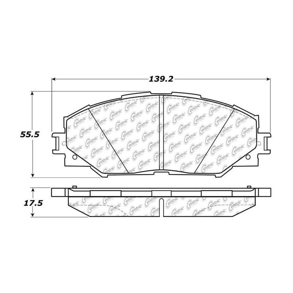 Para Toyota Prius V 2012 2013 2014 rotores de freno delanteros + traseros y pastillas de freno de cerámica Foto 4 de 4
