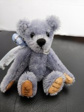 World of Miniature Bears Max - 3-1/4" Blue Bear Max - Pellet