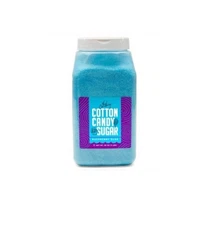 Cotton Candy Floss Sugar 6lbs 1 Pack Blue Raspberry