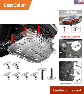 #ad Durable 8PCS Engine Shield Fasteners Kit for Honda Easy Installation Included $9.99