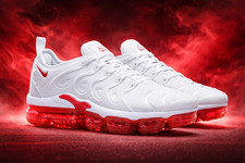 Vapormax Plus TN White University Red Men's Size US 7-11