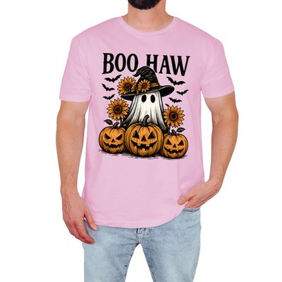 Lustiges Gespenst Herren T-Shirt Boo Haw Kürbis Halloween Geschenkidee Halloween Geschenk