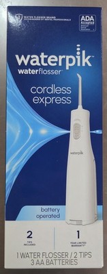 Waterpik Cordless EXPRESS Water Flosser Battery Operated/Portable WF-02W011 new