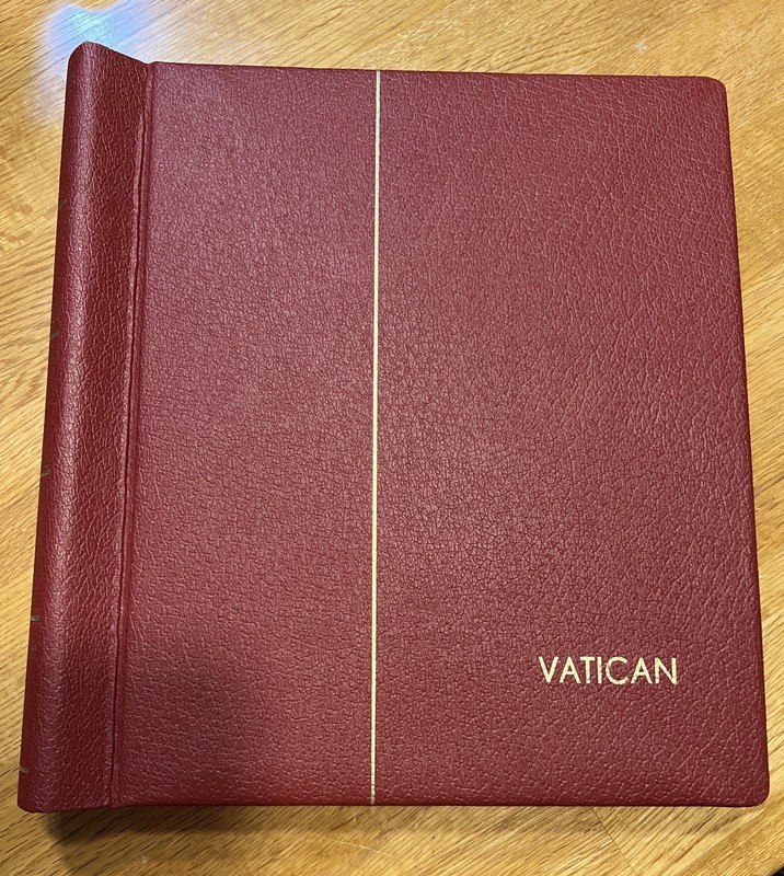 Scarce Vatican City Stamp Collection In 3 Binders