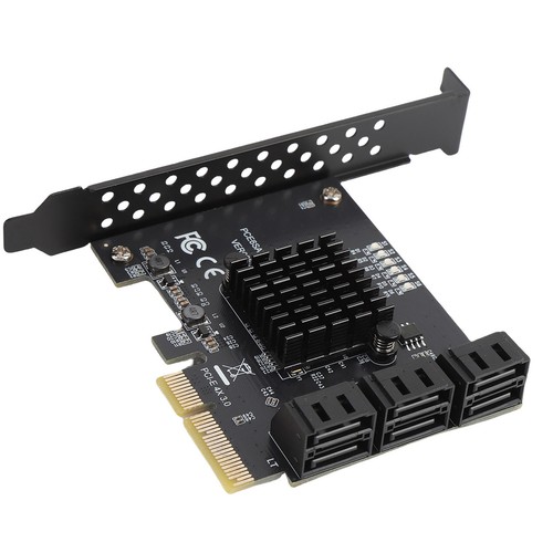 6 Port PCIe Expansion Card Stable PCIE To Serial ATA3.0 Extension Card Resin - Picture 17 of 24