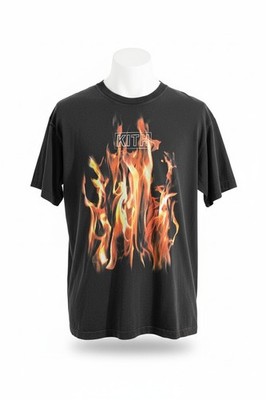  Kith Pyro Box Logo Vintage T-Shirt schwarz Größe Large brandneu Herren 
