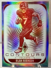 2025 Panini Phoenix Bijan Robinson Contours HOLO #2 Atlanta Falcons