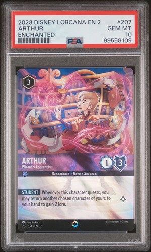 Arthur - Wizard's Apprentice graded PSA 10 for sale on eBay