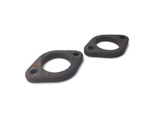 PAAR FLANSCHE AUSPUFFKRÜMMER AUSPUFF HONDA XLS 250 1980 L250S