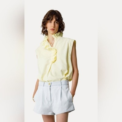 Forte Forte Sleeveless White Top Italy Stylish White Women's Mimosa Size M