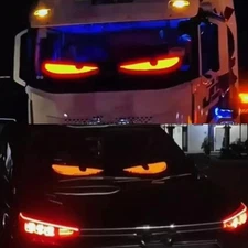 DIY Devil Eyes Light for Cars Led Car Windshield Programmable Led Window decor