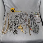 vintage/modern costume/fashion jewelry large lot all wearable some brand signed