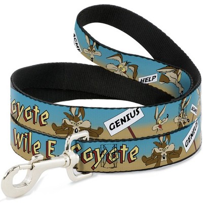 Dog Leash 6-FEET WILE E. COYOTE Expressions/Signs Desert (US IMPORT)