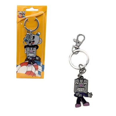 KING DICE Cuphead 1.5 in. Key Chain (Video Games KeyChain Charm Pendant)