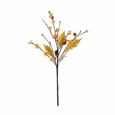 Herbstzweig mit K&uuml;rbissen Herbstlich K&uuml;rbiszweig Realistisch f&uuml;r Erntedankfest
