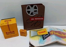 Vintage 1950s Kodak Lot  OPTIPOD Adapter Ring Photoguide w/ Boxes Very Rare