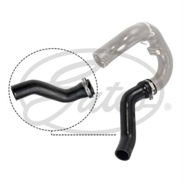 Gates Ladeluftschlauch Passend FüR Fiat Doblo Kasten/Kombi 263 1.3 D Multijet-image