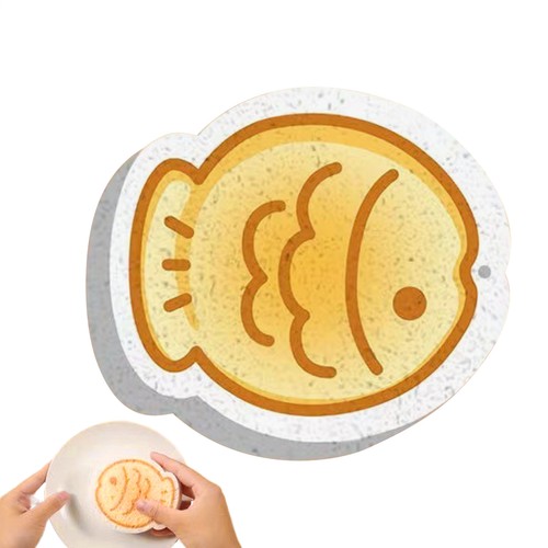Multifunction Dishwashing Wood Pulp Cotton Washing Sponge Scrubber Kitchen - Picture 11 of 12