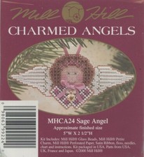 Mill Hill Charmed Angels Sage Angel MHCA24 Stitch  Beading KIT New