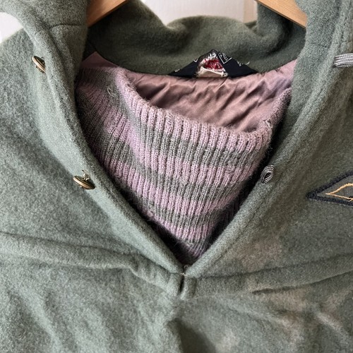 Suéter de Caza Woolrich Oscuro Años 30-40 De Colección Con Parche Lana Envejecida Leer - Imagen 6 de 14