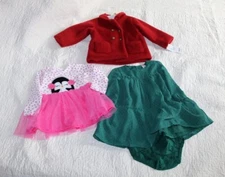 Baby Clothes Lot 12 Mos Carters, Baby Essentials Dresses, Winter Coat NWT
