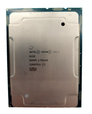 Intel Xeon Gold 6226 | 2,70 GHz 12 Core CPU | LGA3647 | SRFPP | Server CPU