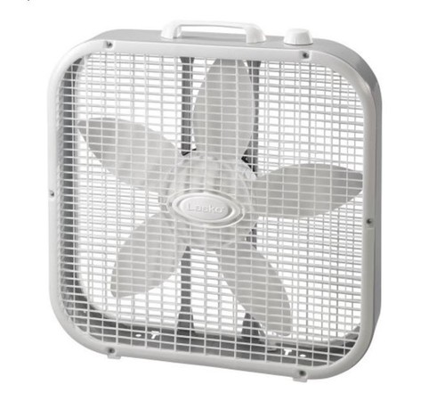 Ventilador de refrigeración caja de 20" ventilador de flujo circulador de aire blanco 46013452603 | eBay