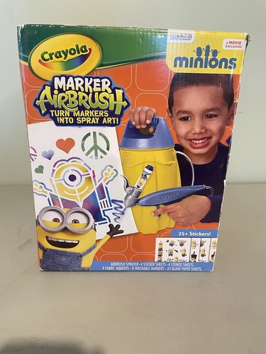 MINION MARKER AIRBRUSH Despicable Me Toy Arts Crafts Crayola Child Kids ...