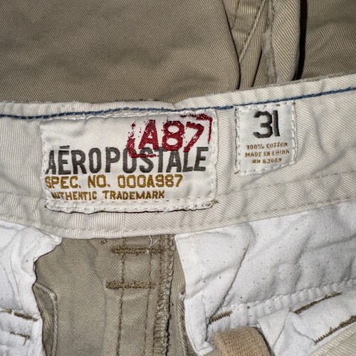 Aeropostale Shorts Men’s Size 31 Khaki Cargo Shorts - Picture 5 of 5