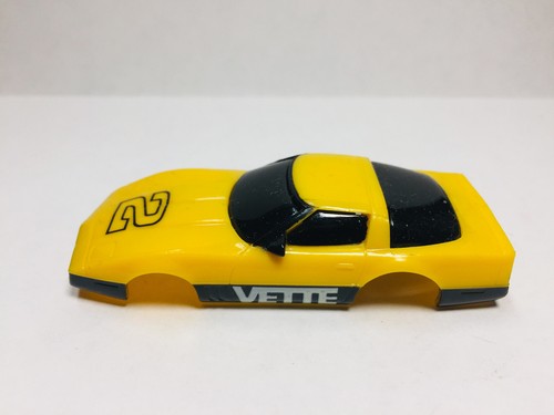 TYCO NOS CORVETTE Body Yellow / Black #2 ~ NEW ~ from Factory case $13.99 start - Foto 2 di 6