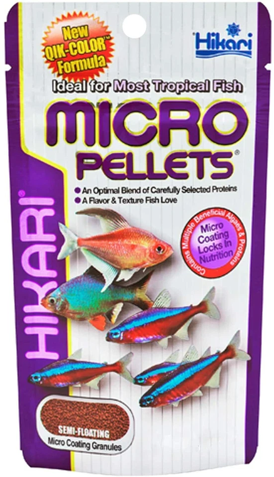 Hikari Micro Pellets- Granule food for smaller tropical fish