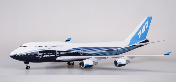 1:150 47CM BOEING 747-400 Passenger Airplane Landing Gear Resin