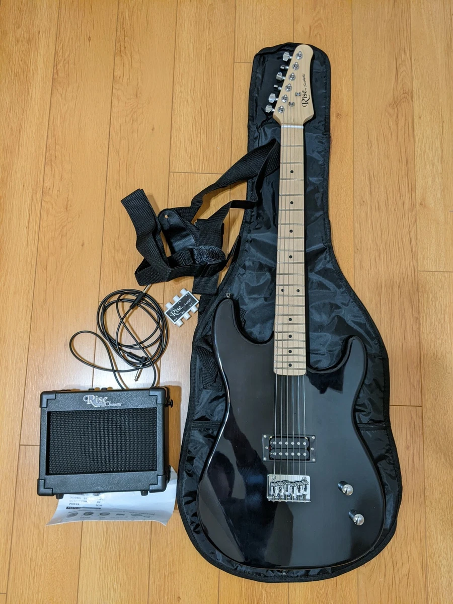 Rise by Sawtooth Right Handed Beginner Electric Guitar Kit Trans