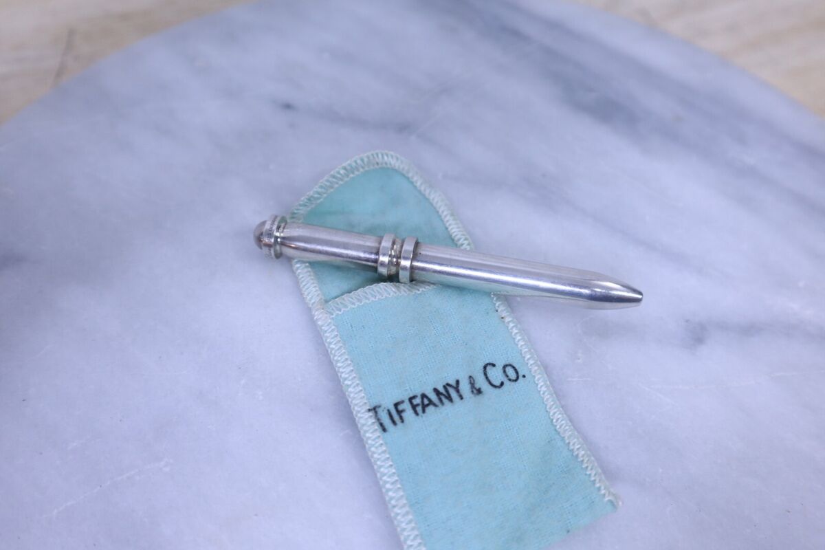 VINTAGE TIFFANY & CO. STERLING SILVER BALLPOINT PEN/DESIGNED VINTAGE TIFFANY & CO. STERLING SILVER BALLPOINT PEN/DESIGNED