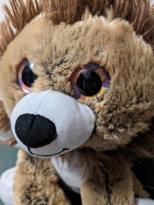 Peek A Boo Toys Lazzy Lion Big Eyes Stuffed Animal Plush Toy Lion