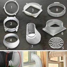 15cm Exhaust Duct Interface for Portable Air Conditioner A/C Hose Tube Connector