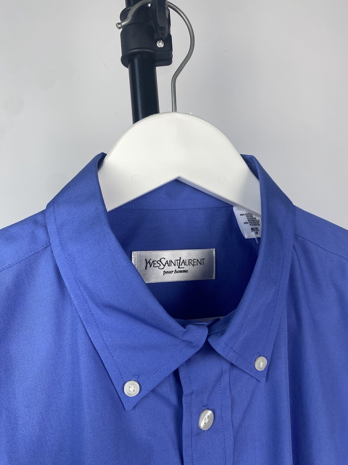 SAINT LAURENT Camicia da uomo vintage YSL YvesSaintLaurent Pour Homme taglia L