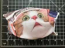 Face Mask Oh My Cat  Washable And Reusable  Brand New 