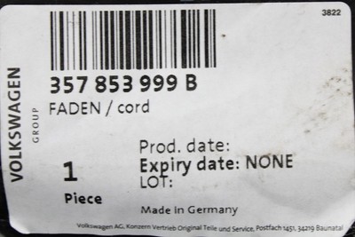 Genuine VW AUDI Seat SKODA Window Glass Removal Cutting Cord 