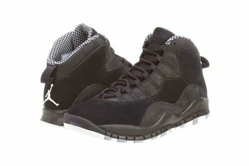 Nike Men's Air Jordan 10 'Stealth' Black/Grey 310805-003 Fashion Shoes