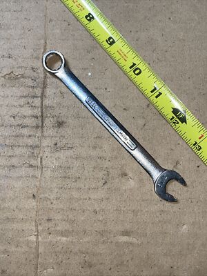 NOS Sears Craftsman USA VV 44694 7/16 In SAE 12 Point Combination