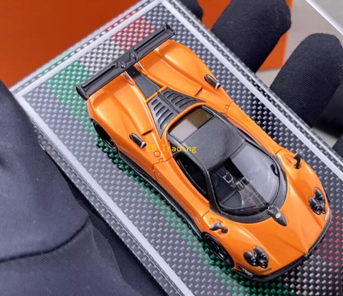 ZD U2 1:64 Orange Zonda Tricolore Racing Sports Model Diecast Resin Car BN - Picture 11 of 12