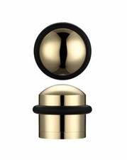 Door Stop Solid Domed Top Floor Mounted  Stopper 31mm Diameter By Zoo Hardware 