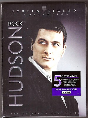 TCM Classic Rock Hudson DVD 5 Movie Screen Legend Collection Factory Sealed NEW