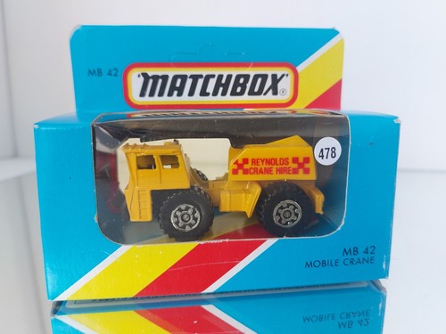 LESNEY MATCHBOX SERIES TAYLOR JUMBO CRANE (véhicule grue de chantier
