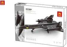 Wange Building Blocks Set SR-71 Blackbird 183 Pcs  (4005) US Seller