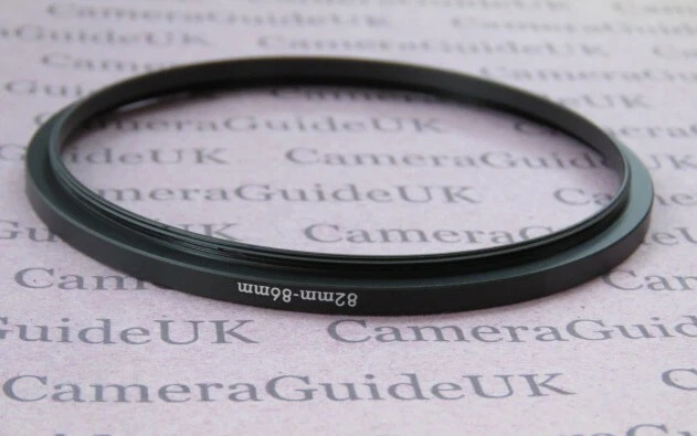 82mm to 86mm Male-Female Stepping Step Up Filter Ring Adapter - Image 2 of 2
